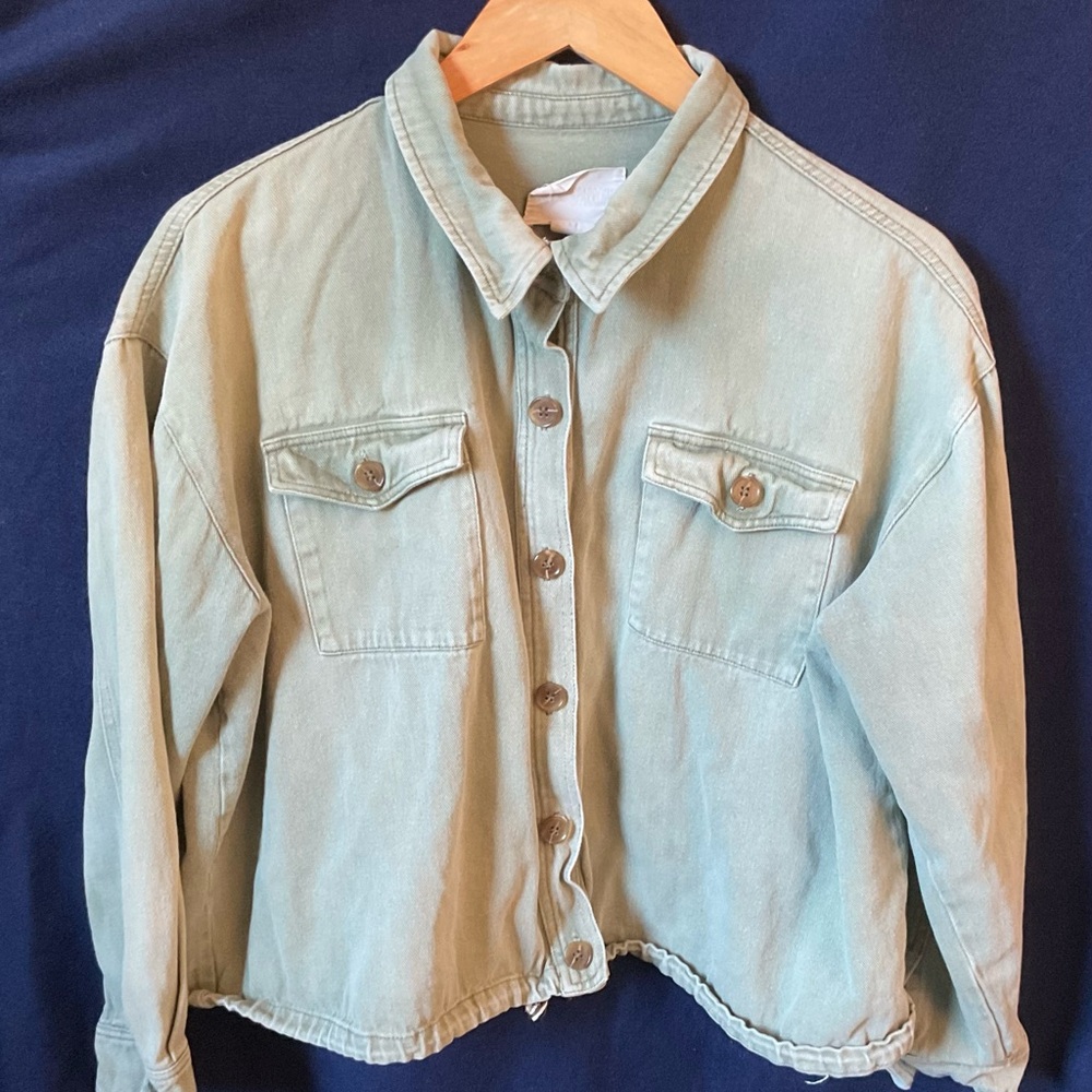 Sky and Sparrow Sage Utility Jacket - Picture 2 of 8